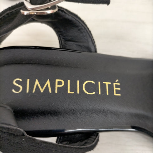 シンプリシテェ SIMPLICITE チュールドットストラップサンダル レディース JPN:23