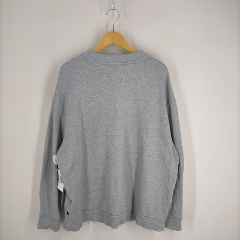 ディーゼル DIESEL デニムスターパッチ 裏起毛クルーネックスウェット メンズ JPN:XL