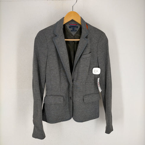 トミーヒルフィガー TOMMY HILFIGER パイピングテーラードジャケット レディース US:4
