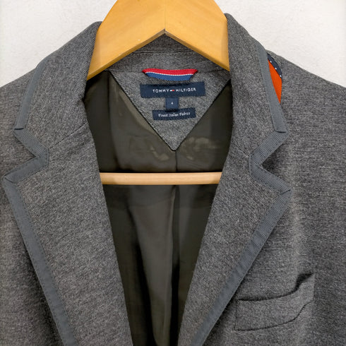 トミーヒルフィガー TOMMY HILFIGER パイピングテーラードジャケット レディース US:4