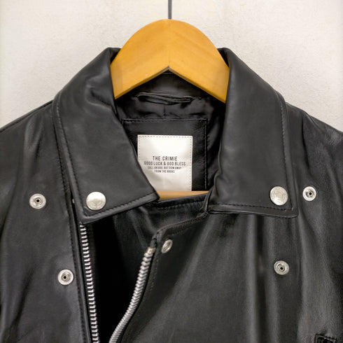 クライミー THE CRIMIE LAMB LEATHER W RIDERS JACKET メンズ JPN:L