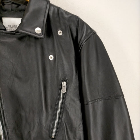クライミー THE CRIMIE LAMB LEATHER W RIDERS JACKET メンズ JPN:L