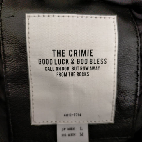 クライミー THE CRIMIE LAMB LEATHER W RIDERS JACKET メンズ JPN:L