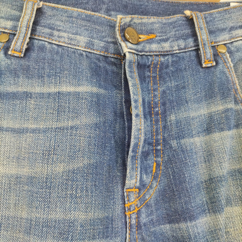 アレキサンダーマックイーン Alexander McQueen ボタンフライスリムデニムパンツ メンズ 31