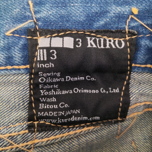 クロ KURO GRAPHITE デニムパンツ メンズ 33