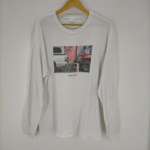 ギルダン GILDAN フロントプリント ロングスリーブカットソー メンズ JPN:XL