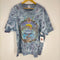 デルタ DELTA 90S USA製 タイダイプリント 半袖Tシャツ メンズ JPN:XL