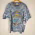 デルタ DELTA 90S USA製 タイダイプリント 半袖Tシャツ メンズ JPN:XL