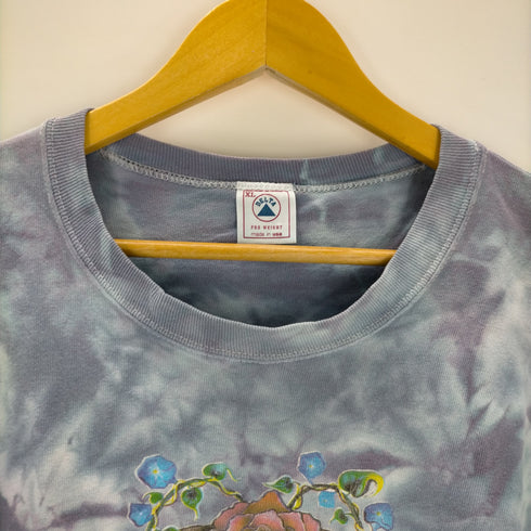デルタ DELTA 90S USA製 タイダイプリント 半袖Tシャツ メンズ JPN:XL