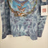 デルタ DELTA 90S USA製 タイダイプリント 半袖Tシャツ メンズ JPN:XL