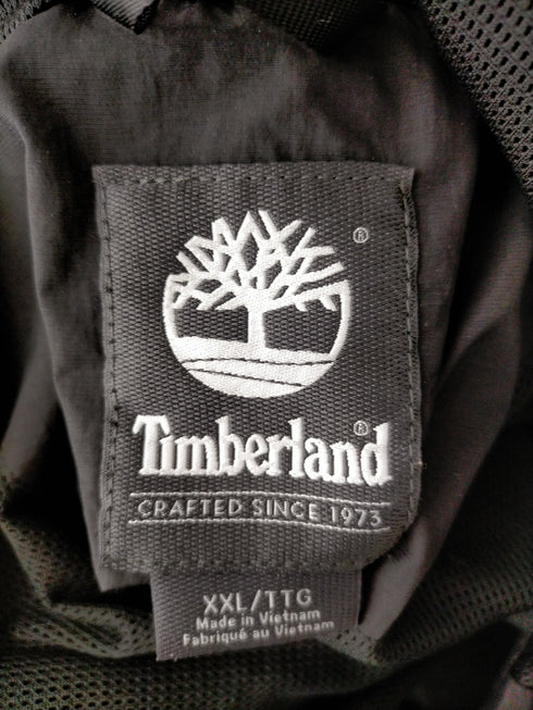 ティンバーランド Timberland 袖プリントナイロンアノラックパーカー メンズ XXL
