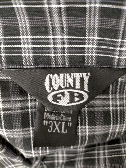 COUNTRY FB ビッグタータンチェックシャツ メンズ 3XL