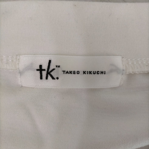 ティーケー タケオキクチ tk. TAKEO KIKUCHI フェイクレザードッキング ポケットクルーネックカットソー メンズ L