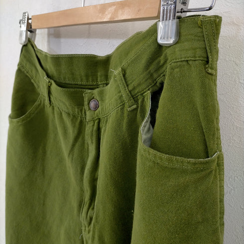 ハイスタンダード HIGH STANDARD USA製 HIGH STANDARD WORK WEAR 製品染め ワークパンツ TALONジップ メンズ 34inch