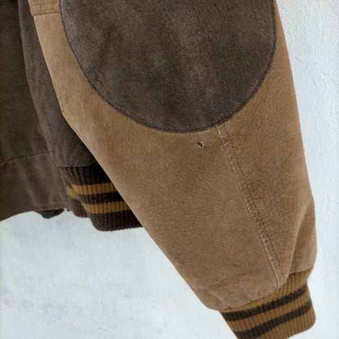 AVALANCHE エルボーパッチ レザースタジャン 薄ショルダーパッド メンズ JPN:L