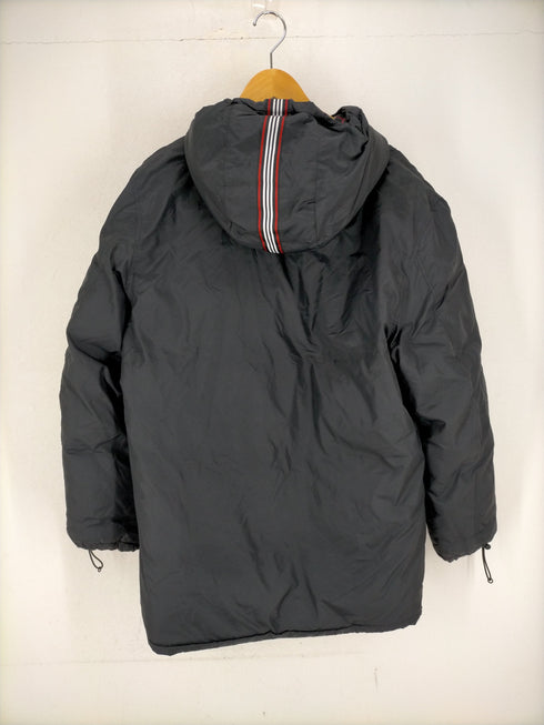 バーバリーブラックレーベル BURBERRY BLACK LABEL フード付きダウンジャケット メンズ LL