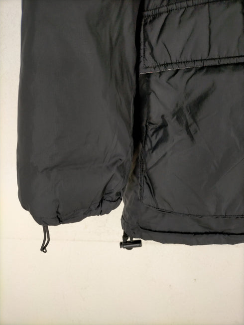 バーバリーブラックレーベル BURBERRY BLACK LABEL フード付きダウンジャケット メンズ LL
