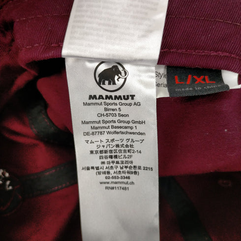 マムート MAMMUT Baseball Cap Mammut メンズ XL