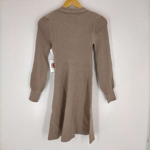 リリーブラウン Lily Brown 19AW ボウタイニットワンピース レディース FREE