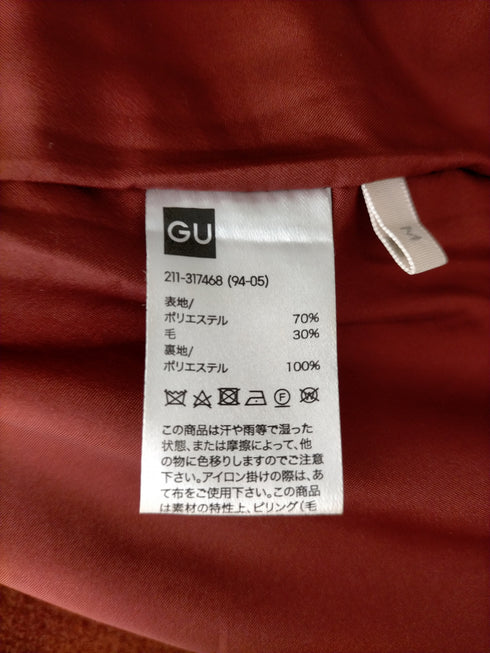ジーユー GU ウールコート レディース 35