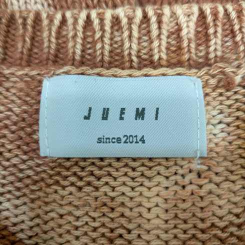 ジュエミ Juemi タイダイコットンニット Tie Dyed Long Tail Knit レディース F