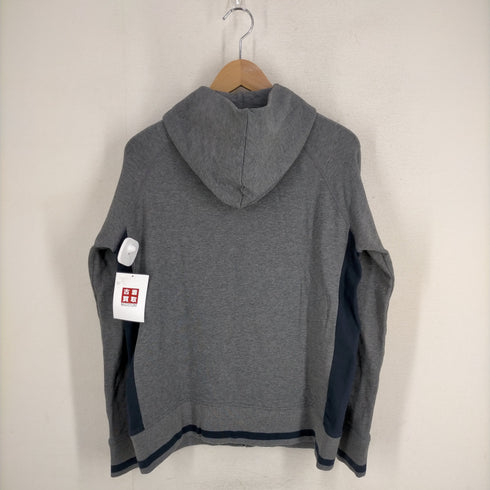 バーバリーブラックレーベル BURBERRY BLACK LABEL ロゴ刺しゅうジップアップパーカー メンズ JPN:3