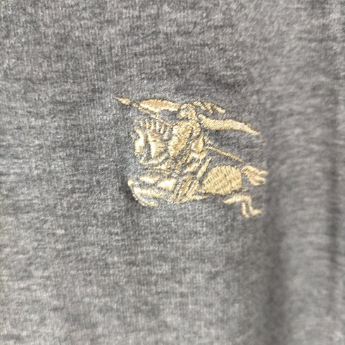 バーバリーブラックレーベル BURBERRY BLACK LABEL ロゴ刺しゅうジップアップパーカー メンズ JPN:3