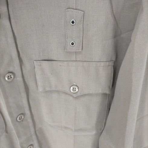 TropicAire USA製 ワッペン エポレット シャツ メンズ 17 1/2-35