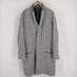 ハイダーアッカーマン HAIDER ACKERMANN ベルギー製 アルパカウール カラーレス比翼コート メンズ JPN:XS
