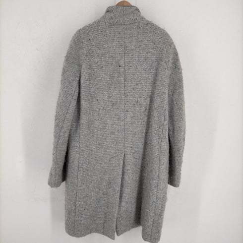 ハイダーアッカーマン HAIDER ACKERMANN ベルギー製 アルパカウール カラーレス比翼コート メンズ JPN:XS