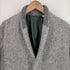 ハイダーアッカーマン HAIDER ACKERMANN ベルギー製 アルパカウール カラーレス比翼コート メンズ JPN:XS