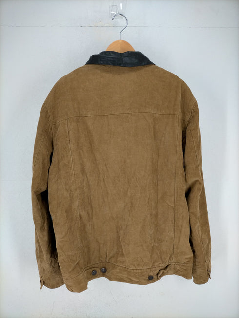 エディーバウアー Eddie Bauer 襟フェイクレザー コーデュロイジャケット メンズ JPN:M