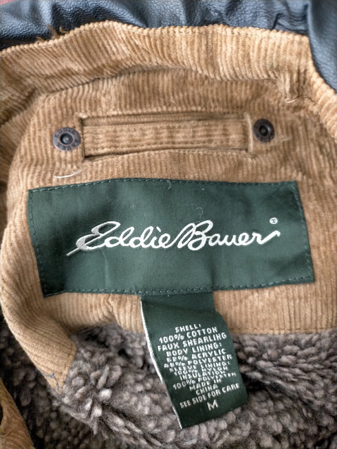エディーバウアー Eddie Bauer 襟フェイクレザー コーデュロイジャケット メンズ JPN:M