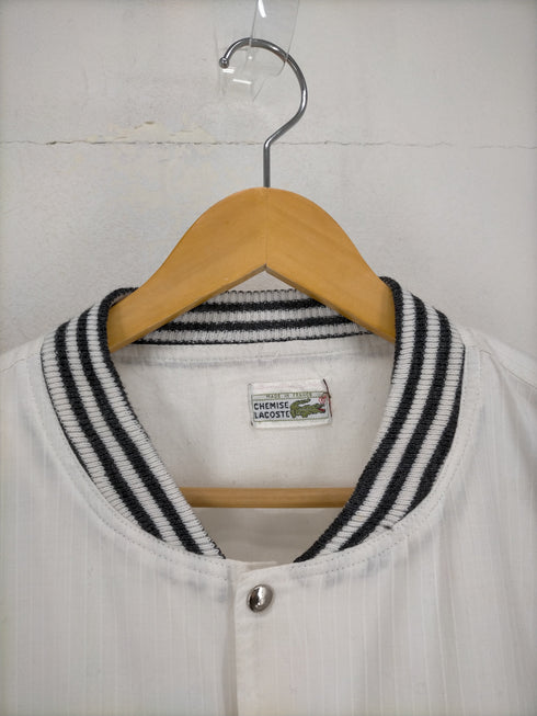 シュミーズ ラコステ CHEMISE LACOSTE 70s フランス製 スナップボタンジャケット メンズ