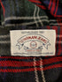 アルマーニジーンズ ARMANI JEANS イタリア製 カシミヤ混 タータンチェックスカート レディース 40