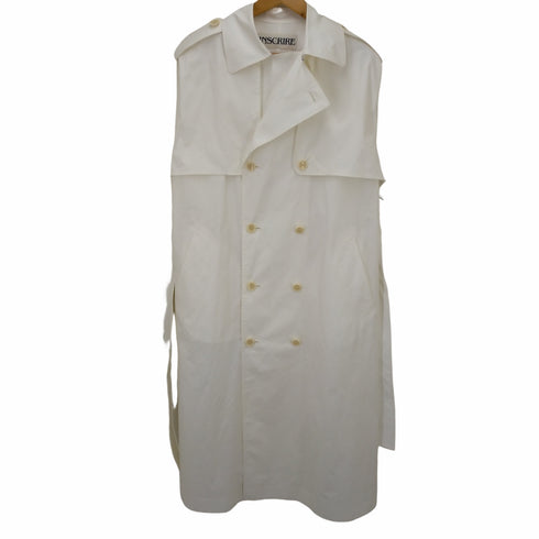 アンスクリア INSCRIRE Dobby Canvas N'S Trench Coat WHITE レディース 36