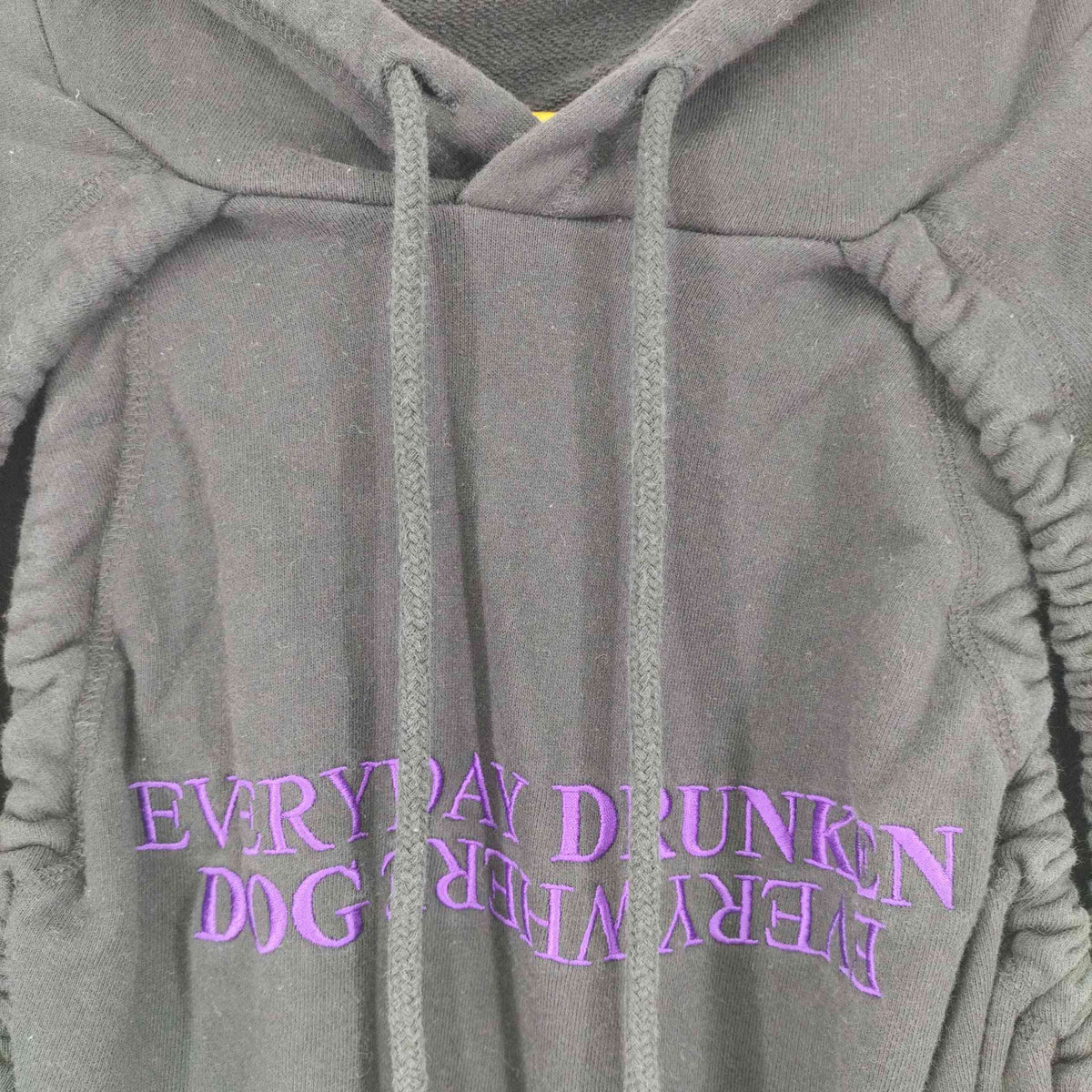 ドリンクスキャンコード DRINKSCANCODE CUT HOODIE レディース FREE