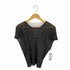 プリーツプリーズイッセイミヤケ PLEATS PLEASE ISSEY MIYAKE プリーツ加工 レースフロント バイカラー カットソー レディース JPN:3