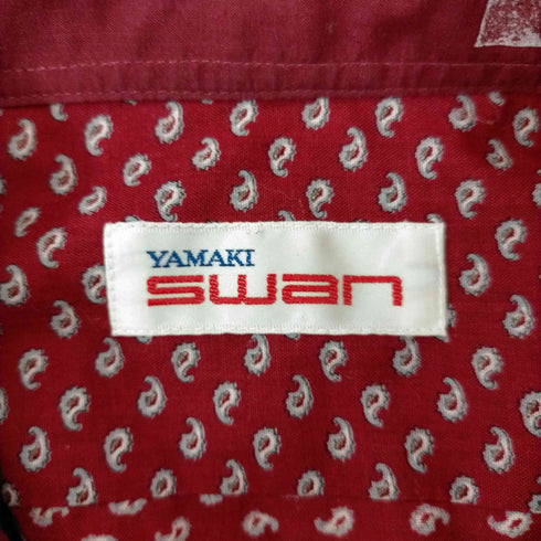 YAMAKI SWAN 90S ペイズリーシャツ レディース