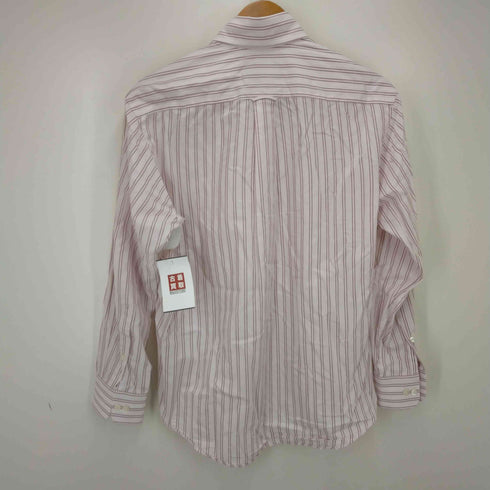 アクアスキュータム AQUASCUTUM ストライプ柄ボタンダウンシャツ メンズ S