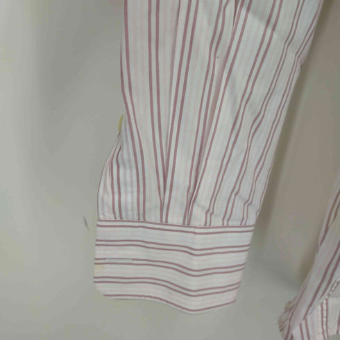 アクアスキュータム AQUASCUTUM ストライプ柄ボタンダウンシャツ メンズ S