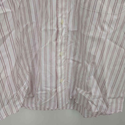 アクアスキュータム AQUASCUTUM ストライプ柄ボタンダウンシャツ メンズ S