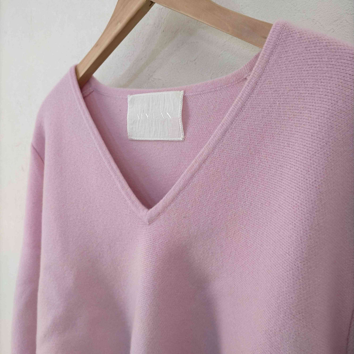 マイラン MYLAN Cashmere V Neck Knit Top レディース 無 – ブランド古着買取販売バズストア