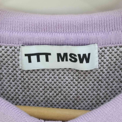 ティーモダンストリートウエア TTT_MSW Flower Jacquard Knit Vest フラワージャガードニットベスト メンズ JPN:M