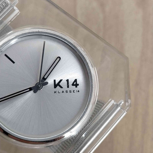 KLASSE 14 K14 IRREGULARLY SQUARE Silver with Mesh Strap レディース