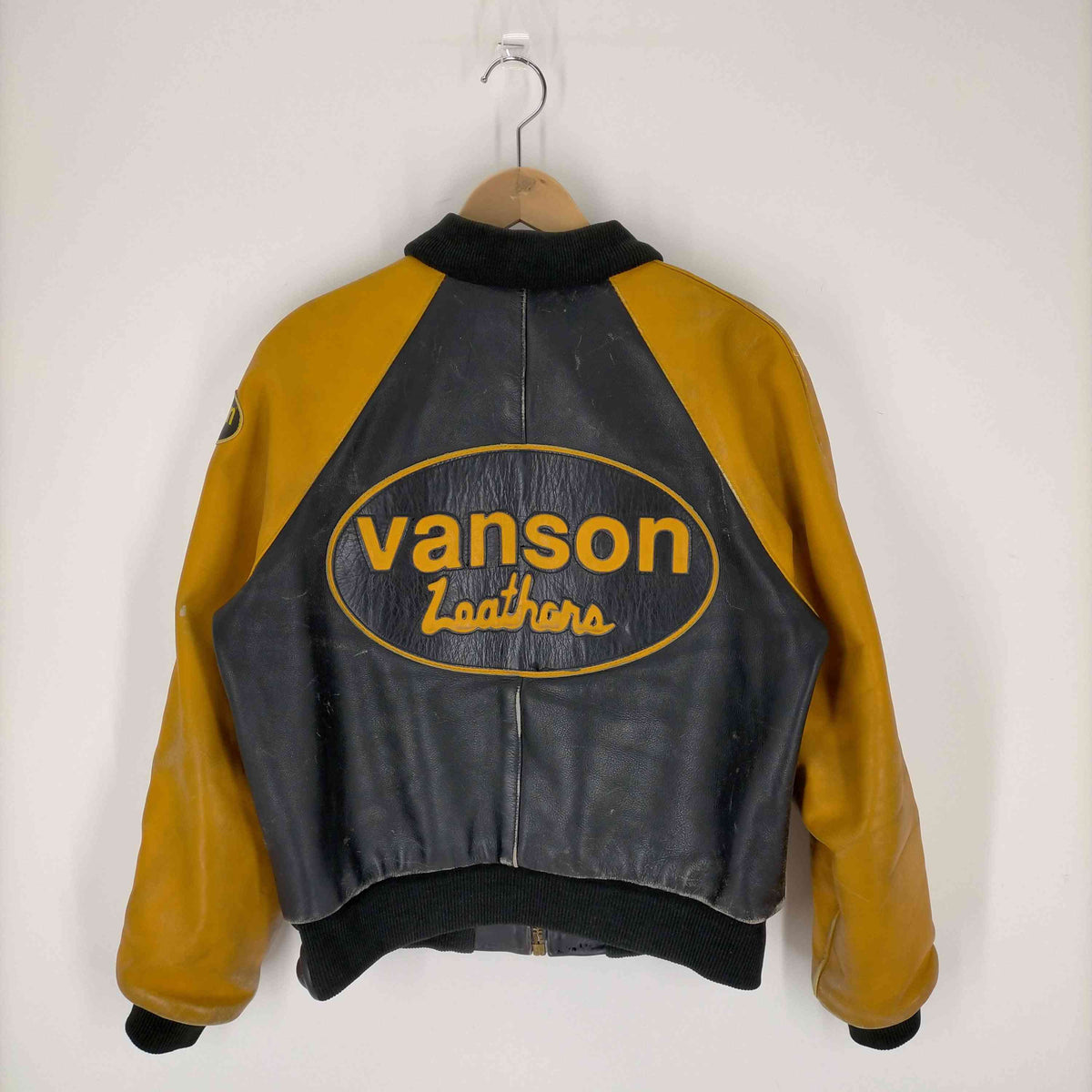 VANSON バンソン TJV TEAM JACKET レザー40 L 米国製 - ジャケット