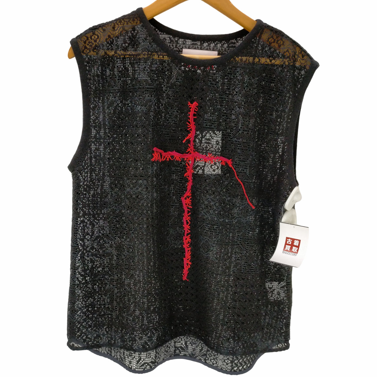 ORIMI 23SS HAND EMBROIDERY CROSS TOP メンズ 1