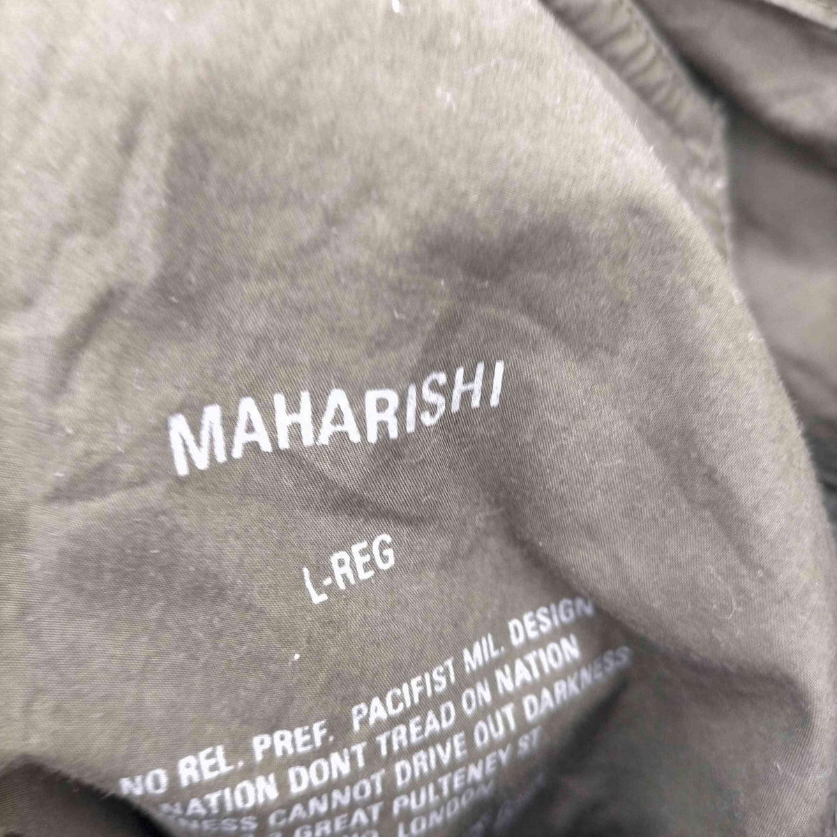 マハリシ MAHARISHI ORIGINAL SNOPANTS LOOSE FIT メンズ L-REG