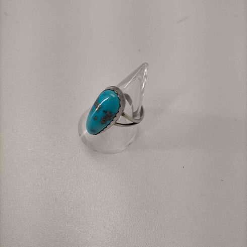 ナバホ NAVAJO STERLING Andy Cadman キャンデラリアターコイズリング メンズ 15