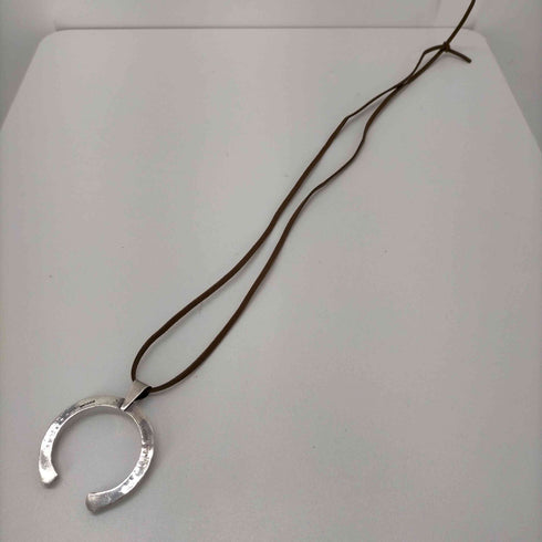 ナバホ NAVAJO STERLING SUNSHINE REEVES ホースシューナジャネックレス メンズ